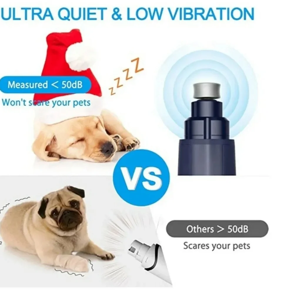 Dog Nail Grinder Clippers cat Professional Pet Nail Trimmer